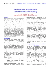 An Overset Field-Panel Method for Unsteady Transonic Aeroelasticity