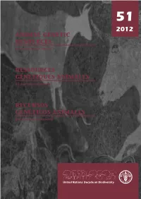 Animal Genetic Resources