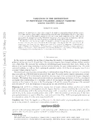 Arxiv:2005.14365V1 [Math.NT] 29 May 2020