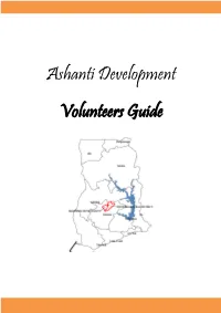 Ashanti Development Volunteers Guide