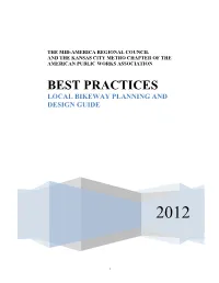 Best Practices Local Bikeway Planning and Design Guide