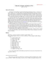 G:\Collection of Psalms and Hymns