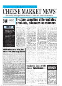 In-Store Sampling Differentiates Products, Educates Consumers