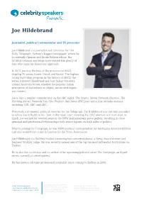 Joe Hildebrand