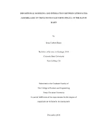 Depositional Modeling and Interaction Between Lithofacies