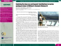 Exploring the Deep Sea and Beyond: Contributions to Marine Geology in Honor of William R