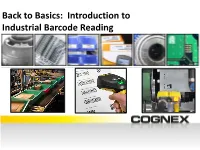 Introduction to Industrial Barcode Reading