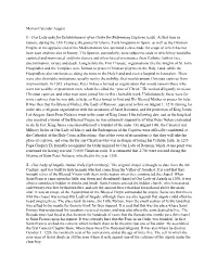 Our Lady Asks for Establishment of an Order for Redeeming Captives