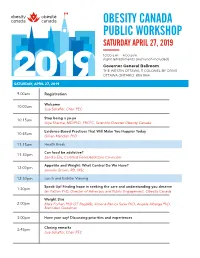 Public Workshop Program