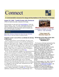 Whose Church Is It Anyway? Connect at the Editor's Discretion