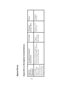 Appendices Appendix 1: Aboriginal Constellations