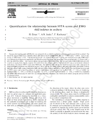 Quantification the Relationship Between FITA