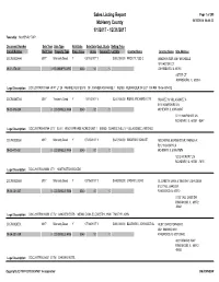 Sales Report