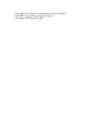 Chapter 10: Object-Oriented Programming in Labview