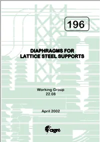 Diaphragms for Lattice Steel Supports