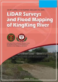 LIDAR Surveys and Flood Mapping of Kingking River