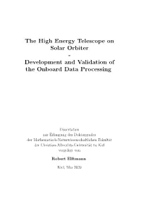 The High Energy Telescope on Solar Orbiter - Development and Validation of the Onboard Data Processing