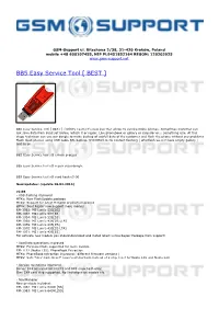BB5 Easy Service Tool [ BEST ]