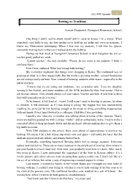 Bowing to Tradition.Pdf