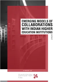 Emerging Models of Collaborations with Indian Higher Education Institutions 2020