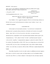 Last Clear Chance Doctrine Was Misplaced, Because James’S Negligence Was Ongoing at the Time He Was Struck
