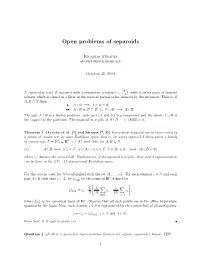 Open Problems of Separoids