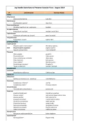 Plant Check List