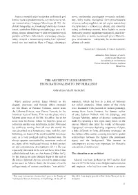 The Architect Luigi Moretti. from Rationalism to Informalism1