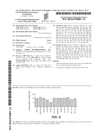 WO 2016/070089 A2 6 May 2016 (06.05.2016) W P O P C T