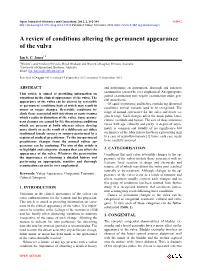 A Review of Conditions Altering the Permanent Appearance of the Vulva
