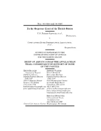 Brief Amicus Curiae of Appalachian Trail Conservancy