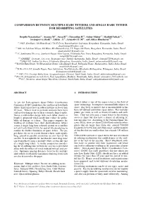 Comparision Between Multiple Bare Tethers and Single Bare Tether for Deorbiting Satellites