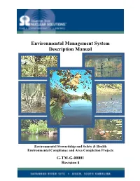 Environmental Management System Description Manual
