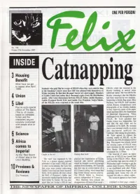 Felix Issue 758, 1987