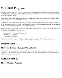 MOP 2017 Program