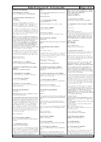 Radio 4 Listings for 10 – 16 October 2020 Page 1 of 14 SATURDAY 10 OCTOBER 2020 Dustman