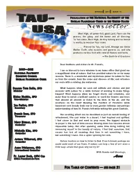 TAU-USA Newsletter Spring 70