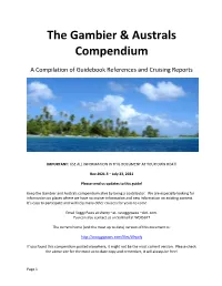 The Gambiers and Australs Compendium