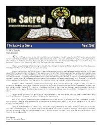 April 2008 in This Issue