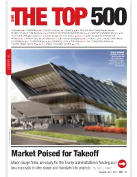 2017 Top 500 Design Firms – Subsidiaries by Rank Rank Company Subsidiary Rank Company Subsidiary