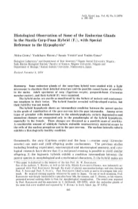 Histological Observation of Some of the Endocrine Glands in the Sterile Carp-Funa Hybrid (F1), with Special Reference to the Hypophysis*