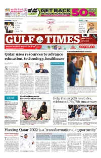 Hosting Qatar 2022 Is a 'Transformational Opportunity'