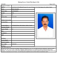 Missing Person - Period Wise Report (CIS) 26/02/2019 Page 1 of 50