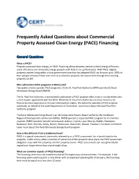 PACE) Financing