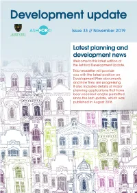 Planning Department Development Update November 2019