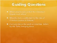 The Ottomans Build a Vast Empire