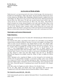 An Overview of Medieval India