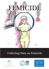 Collecting Data on Femicide ISBN: 978-3-200-03012-1