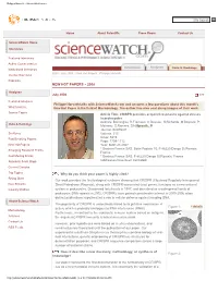 Philippe Horvath - Sciencewatch.Com