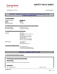 Safety Data Sheet